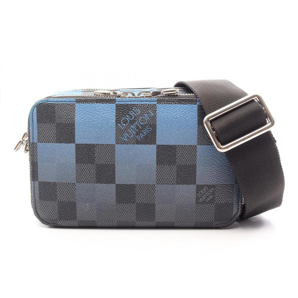 Louis Vuitton Alpha Wearable Wallet Shoulder Bag Handbag Coated Canvas Damier...
